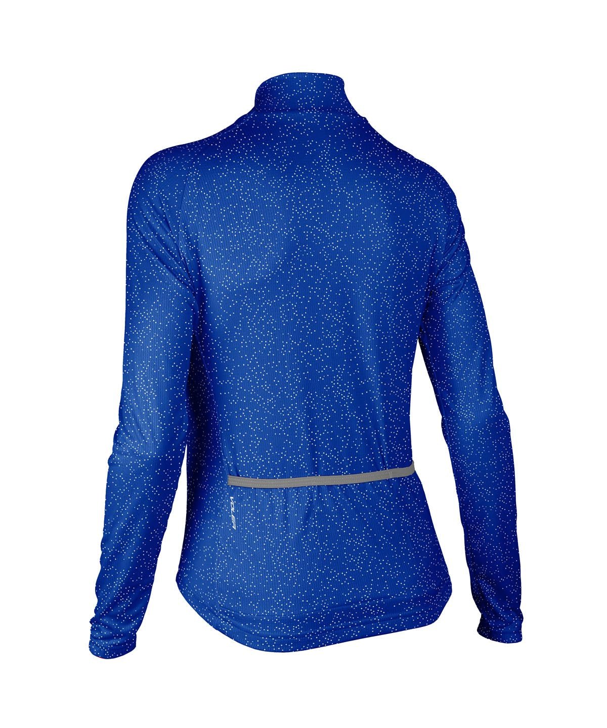 W. PELOTON THERMAL JERSEY - DOT FIELD - Voler - COBALT - 1T2024MCOB