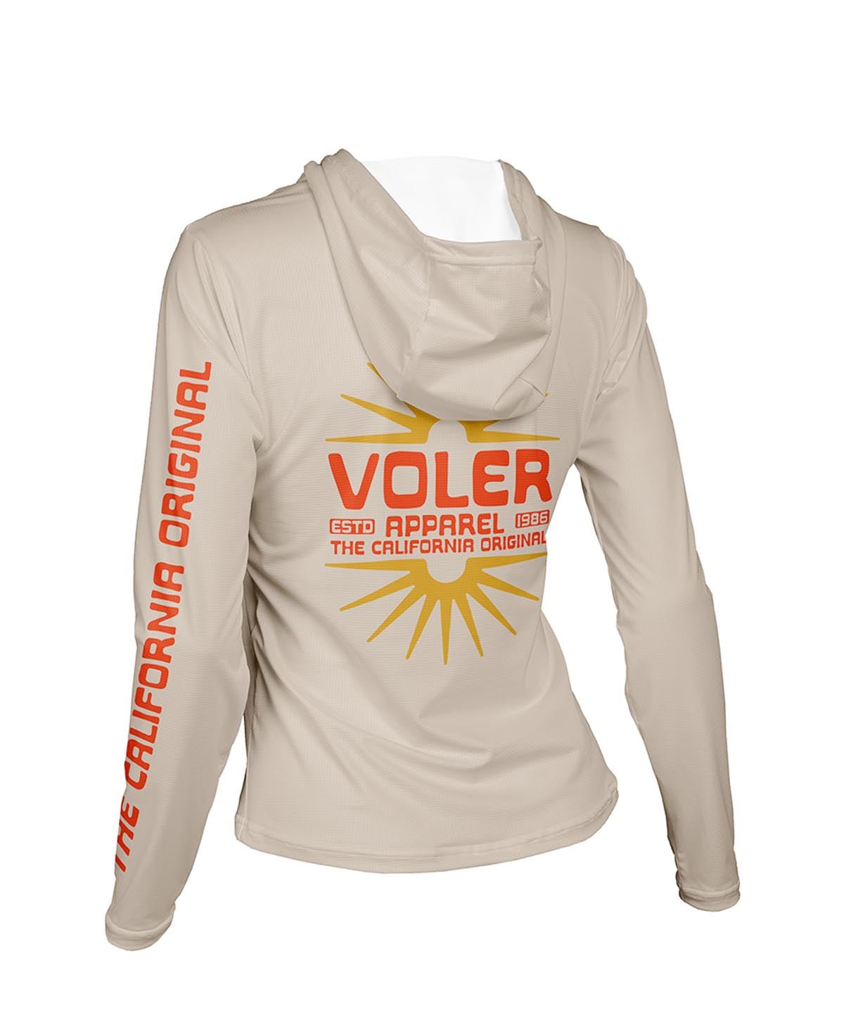 W. ENDURANCE AIR SUN HOODIE - CALIFORNIA ORIGINAL - Voler - SAND - 1T20222SND