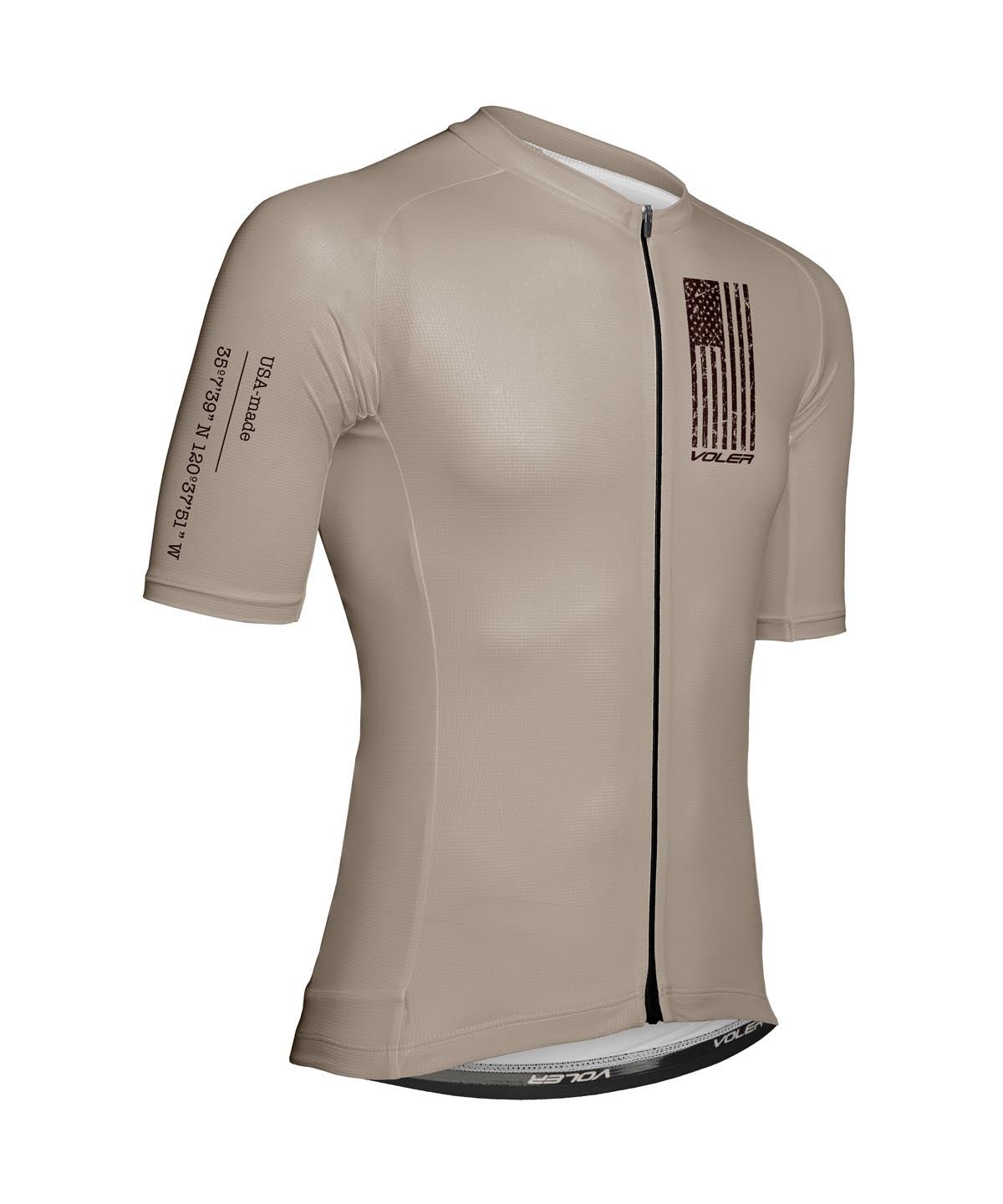 M. VELOCITY AIR JERSEY - NEVER QUIT - Voler - COBBLESTONE - 1T1022UCBS