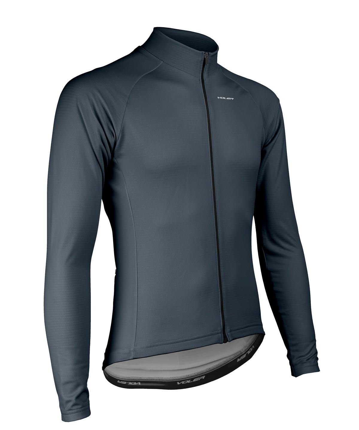M. PELOTON THERMAL JERSEY - SOLID - Voler - SLATE - 1T1024RSLA
