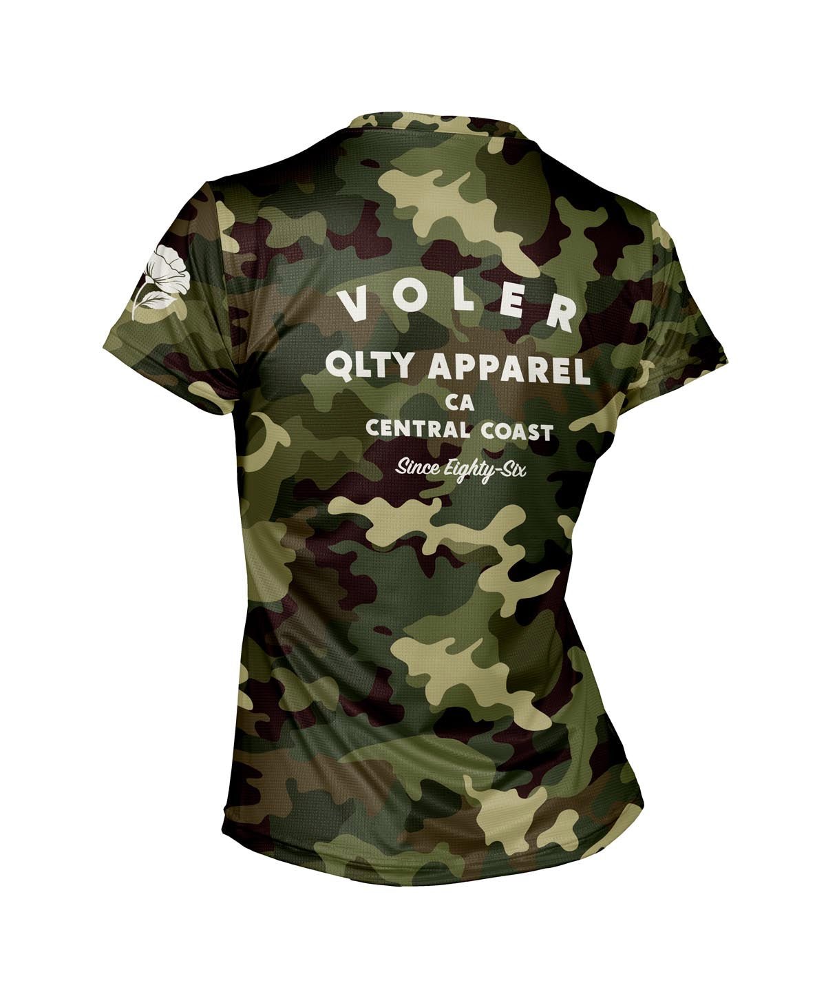 W. ENDURANCE AIR TEE - QLTY APPAREL - Voler - ESPRESSO CAMO - 1T2021QPRT