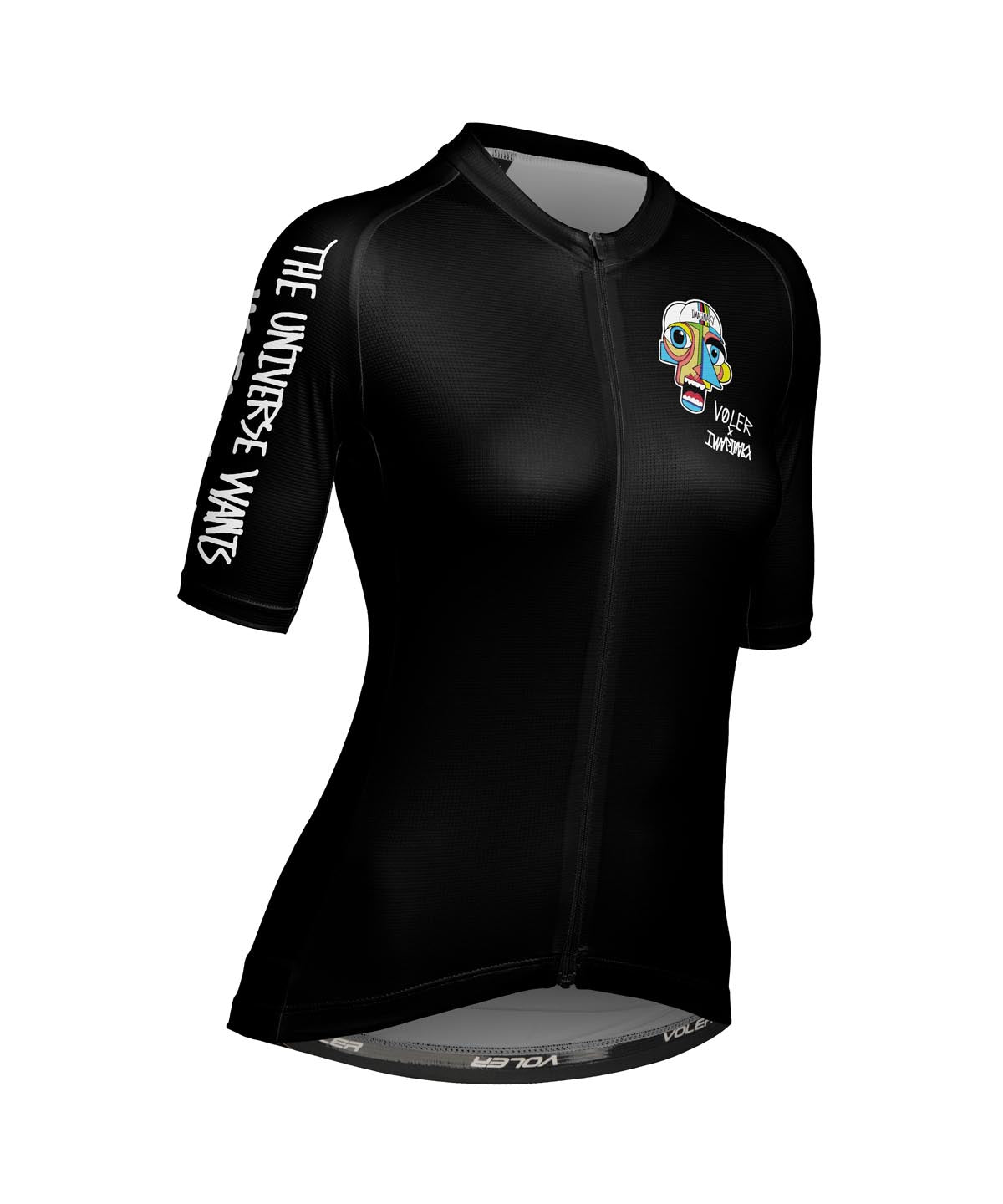 W. VELOCITY AIR JERSEY - IMAGINARY CUBIST - Voler - BLACK - 1T2022YBLK