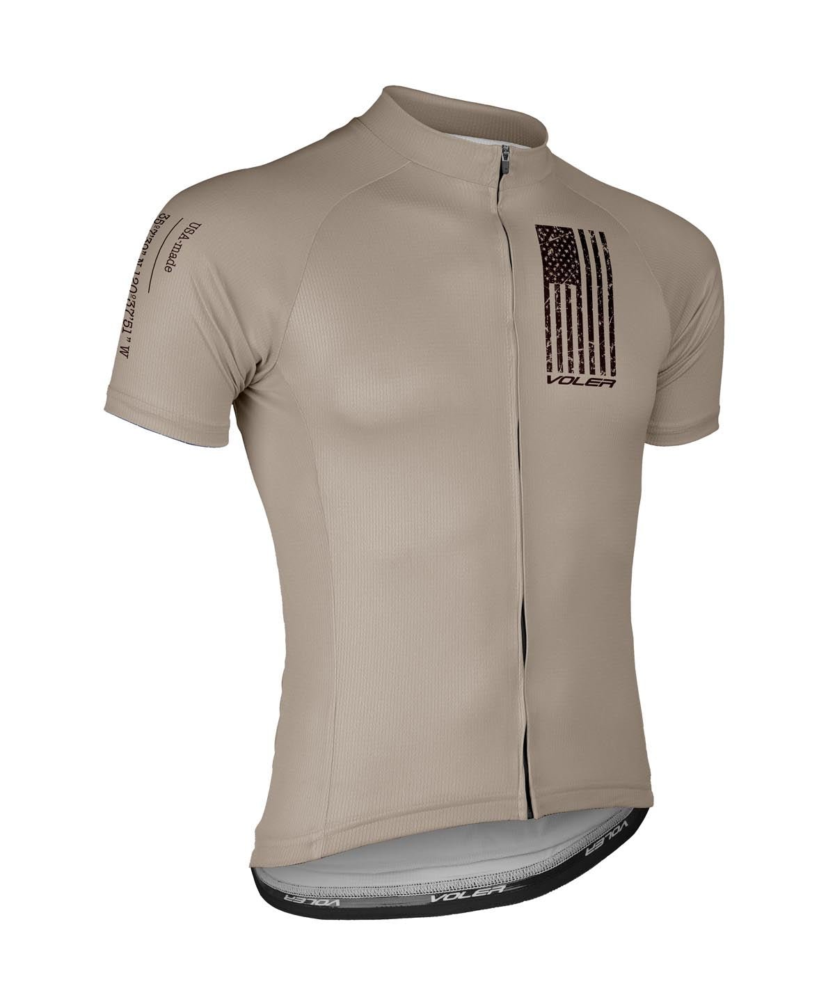 M. PELOTON RACE JERSEY - NEVER QUIT - Voler - COBBLESTONE - 1T1022VCBS