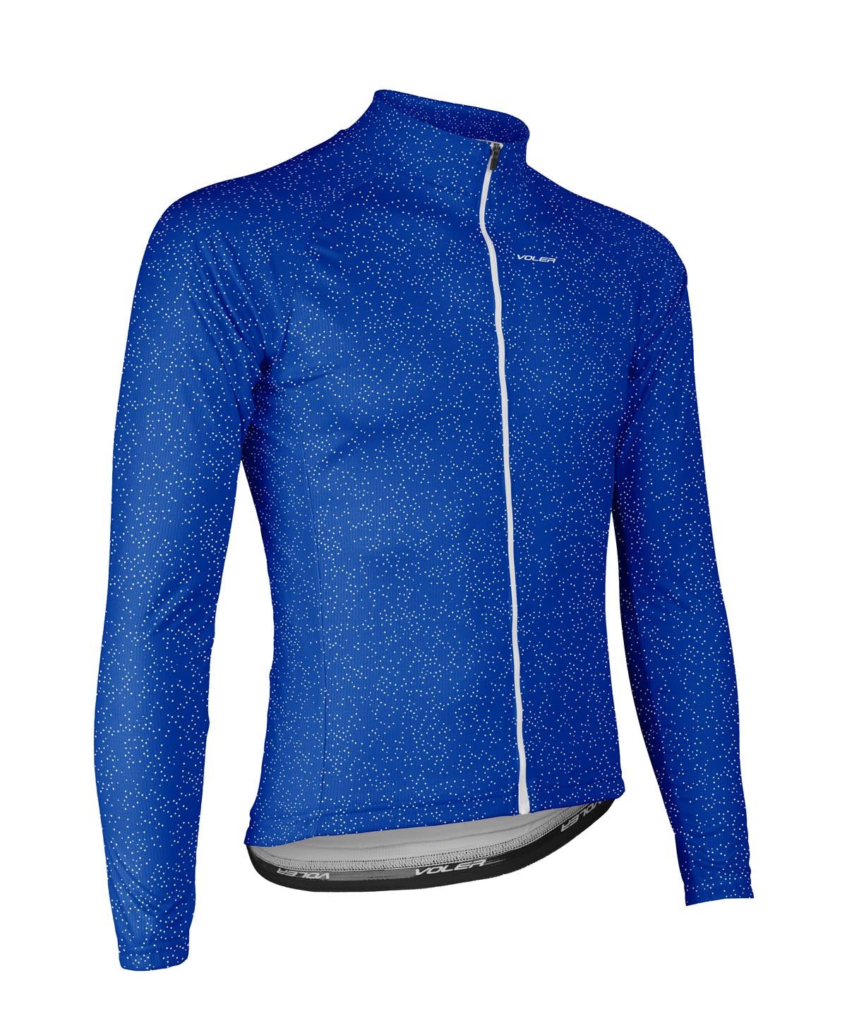 M. PELOTON THERMAL JERSEY - DOT FIELD - Voler - COBALT - 1T1024MCOB