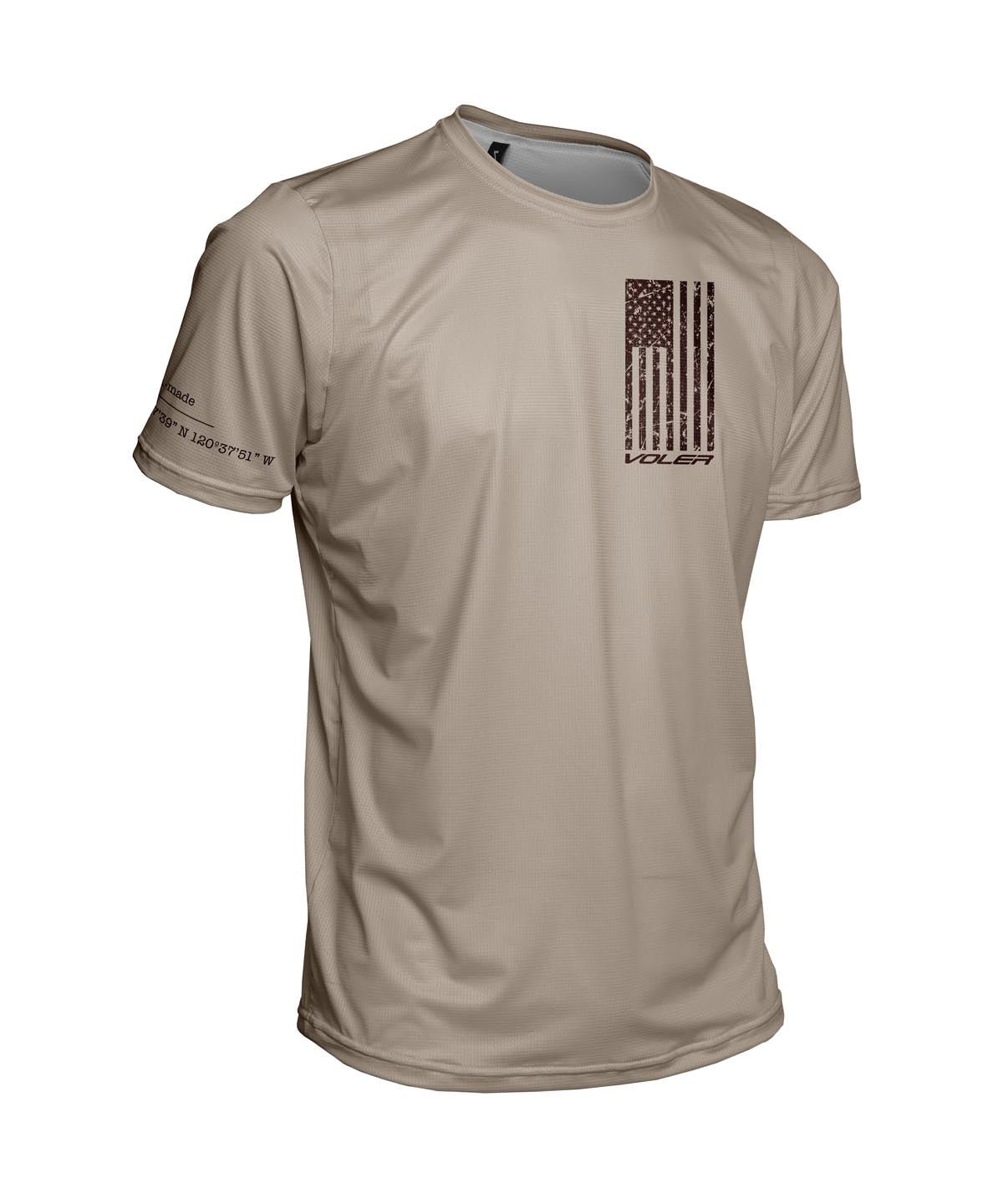 M. ENDURANCE AIR TEE - NEVER QUIT - Voler - COBBLESTONE - 1T1022XCBS