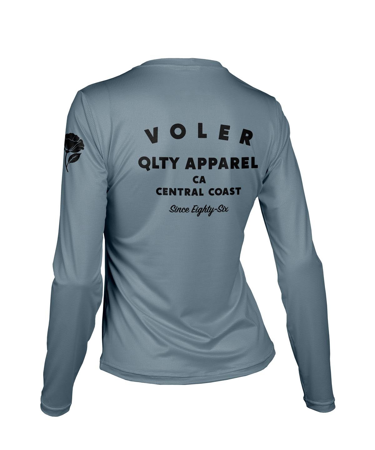 W. ENDURANCE AIR LS TEE - QLTY APPAREL - Voler - BLACK - 1T201ZOBLK