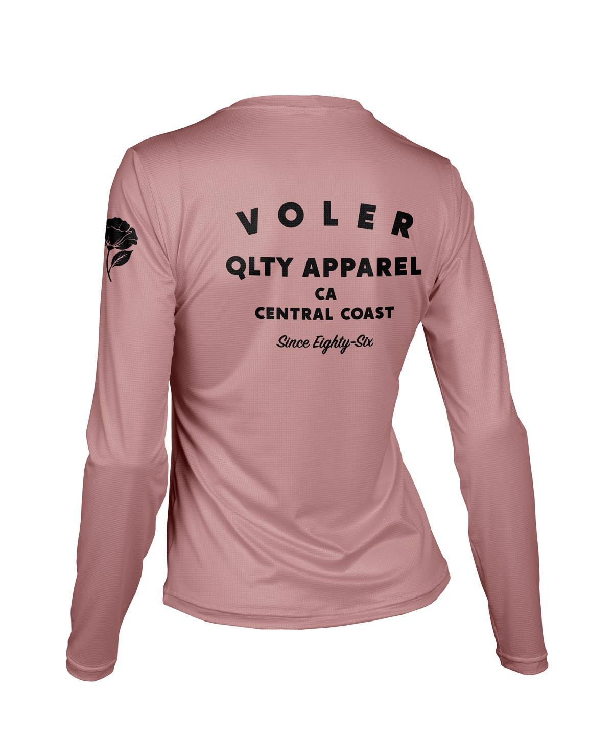 W. ENDURANCE AIR LS TEE - QLTY APPAREL - Voler - STORM BLUE - 1T2021RSTM