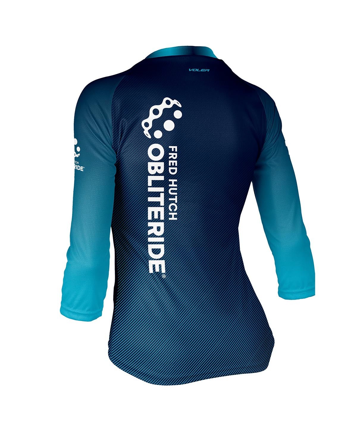 W. TRAIL 3/4 JERSEY - OBLITERIDE 2025 - Voler - PRINT - 1T20231PRT