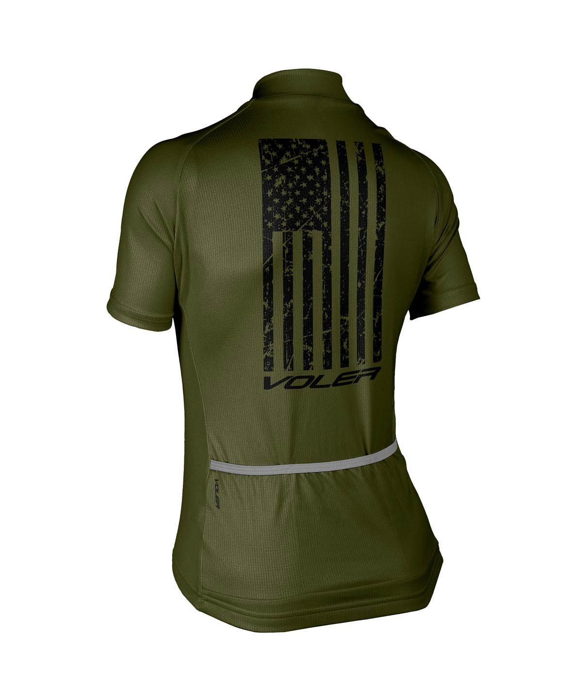 W. PELOTON RACE JERSEY - NEVER QUIT - Voler - ARMY GREEN - 1T2022VARM