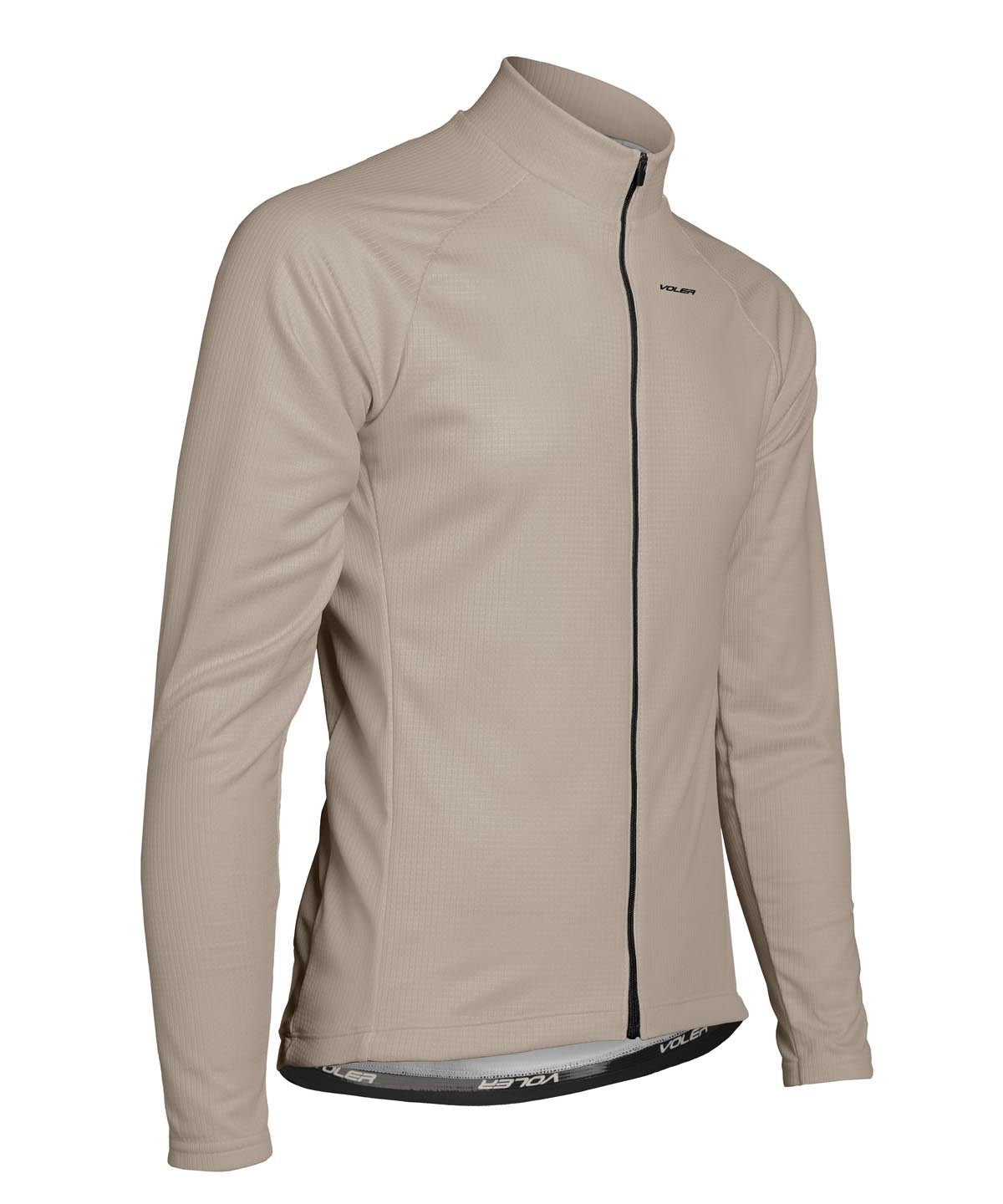 M. PELOTON THERMAL JERSEY - SOLID - Voler - COBBLESTONE - 1T1023OCBS
