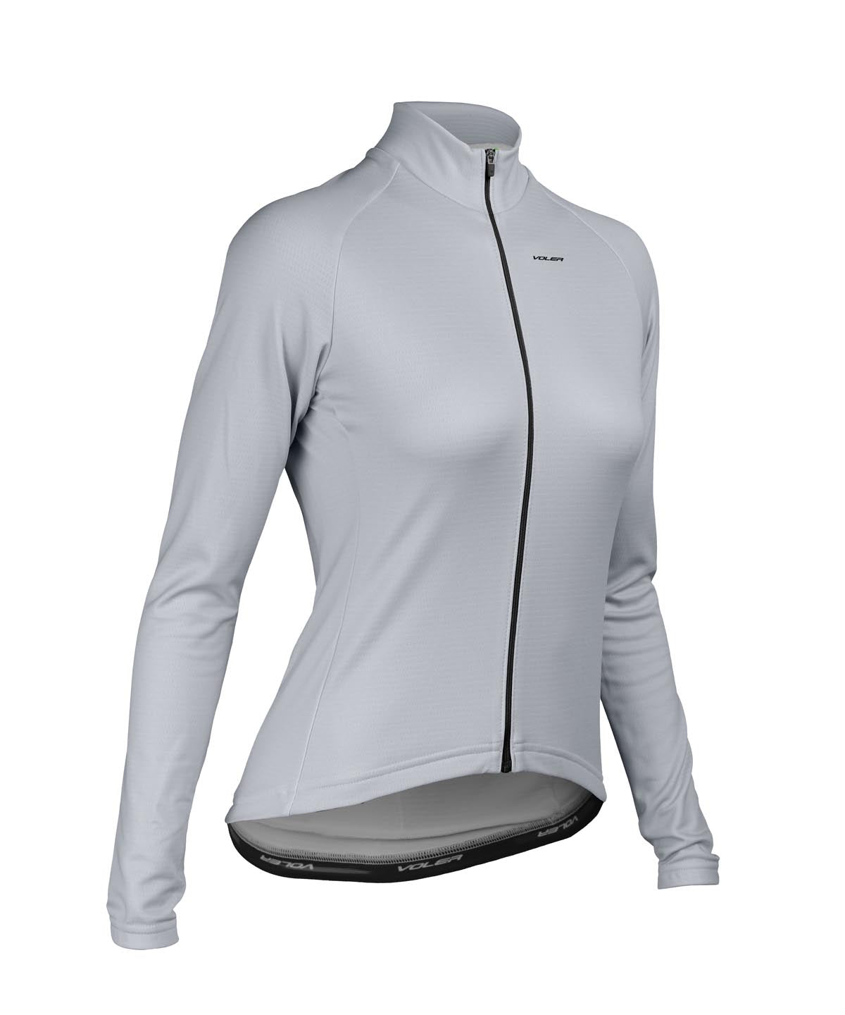 W. PELOTON THERMAL JERSEY - SOLID - Voler - CLOUD GREY - 1T2024RCGR
