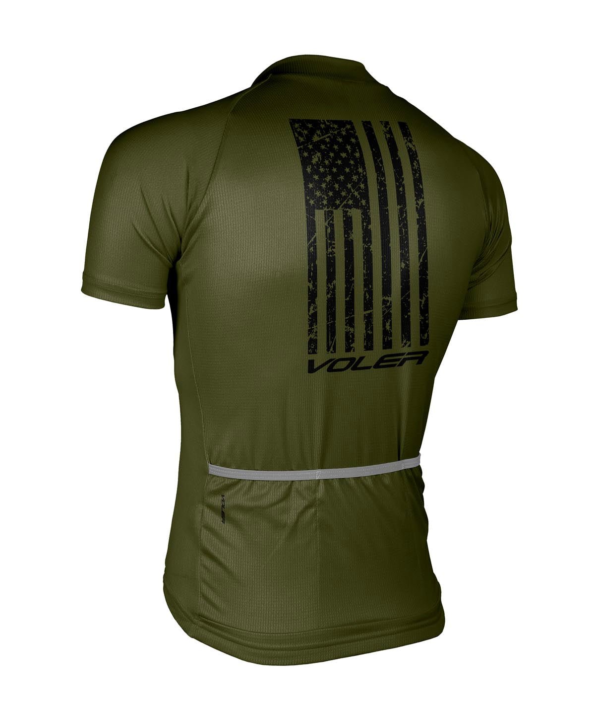 M. PELOTON CLUB JERSEY - NEVER QUIT - Voler - ARMY GREEN - 1T1022WARM