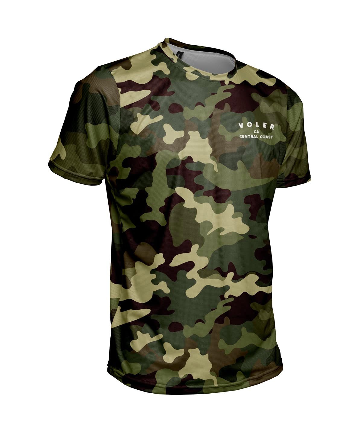 M. ENDURANCE AIR TEE - QLTY APPAREL - Voler - ESPRESSO CAMO - 1T1021QPRT