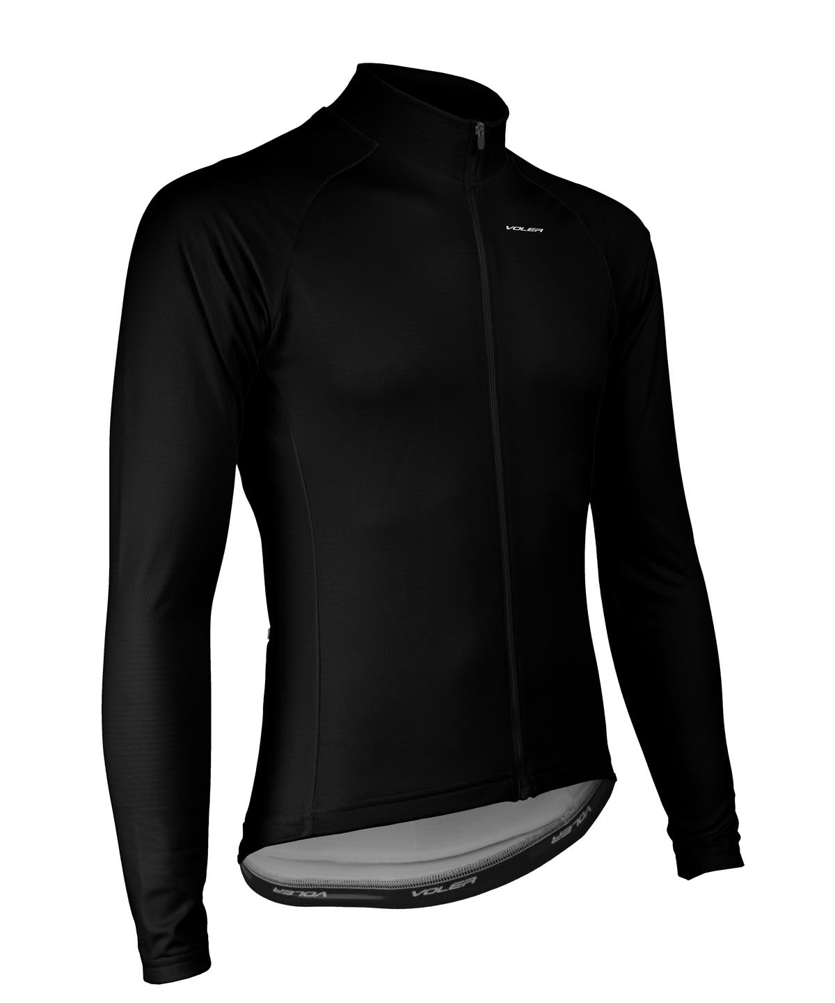 M. PELOTON THERMAL JERSEY - SOLID - Voler - BLACK - 1T1024RBLK