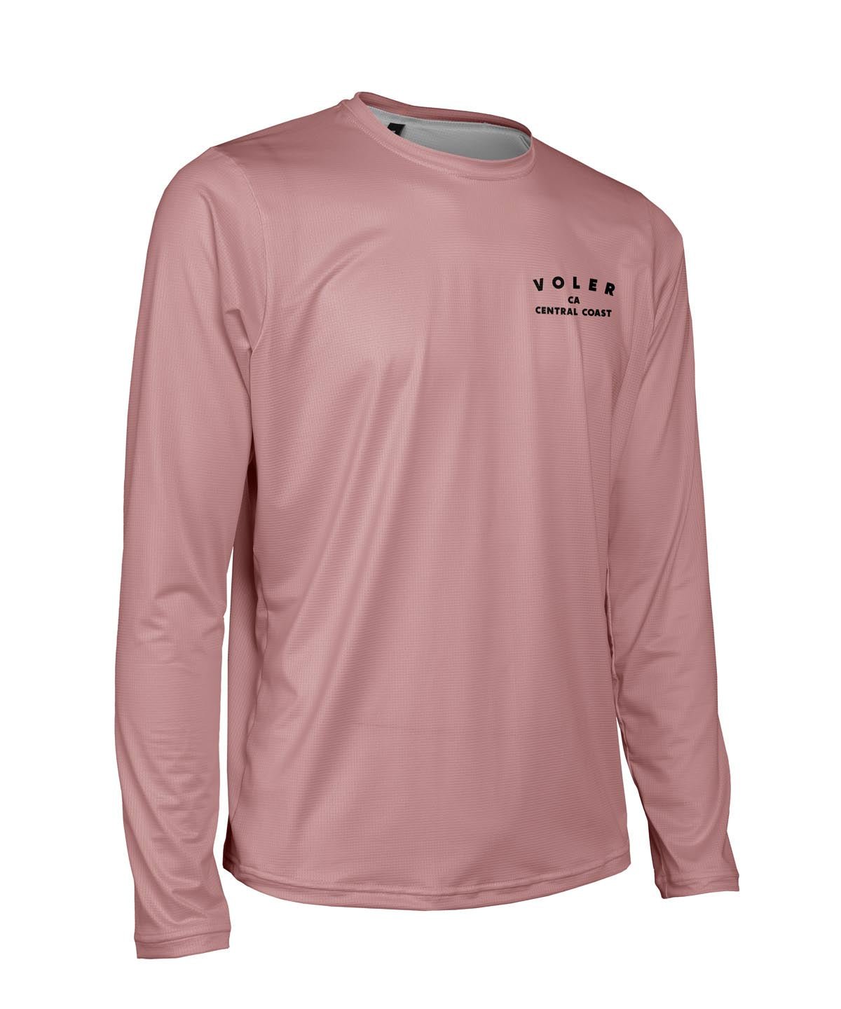 M. ENDURANCE AIR LS TEE - QLTY APPAREL - Voler - ROSEWOOD - 1T1021RROS