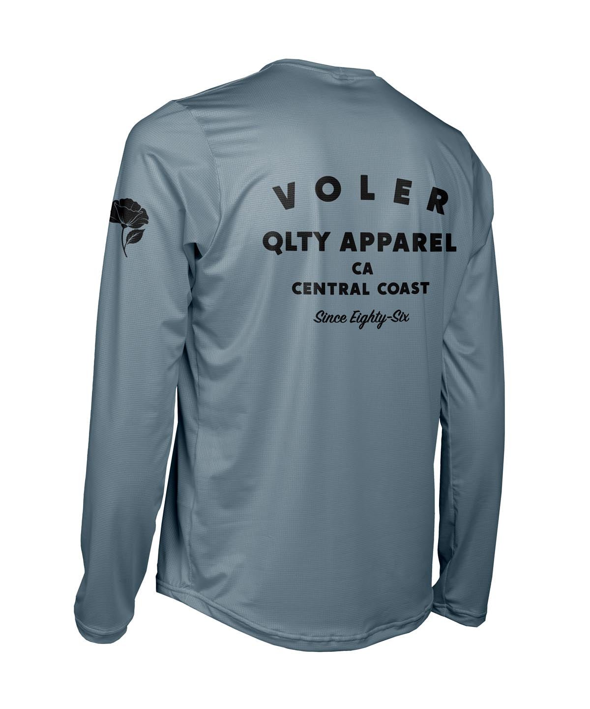 M. ENDURANCE AIR LS TEE - QLTY APPAREL - Voler - BLACK - 1T101ZOBLK