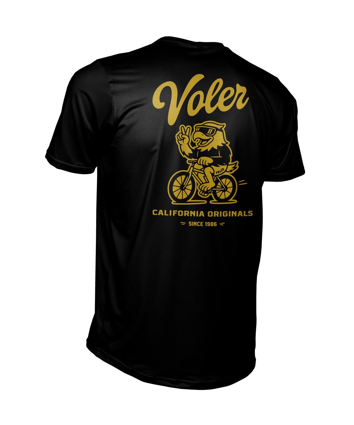M. ENDURANCE AIR TEE - AERO THE EAGLE - Voler - BLACK - 1T1023TBLK
