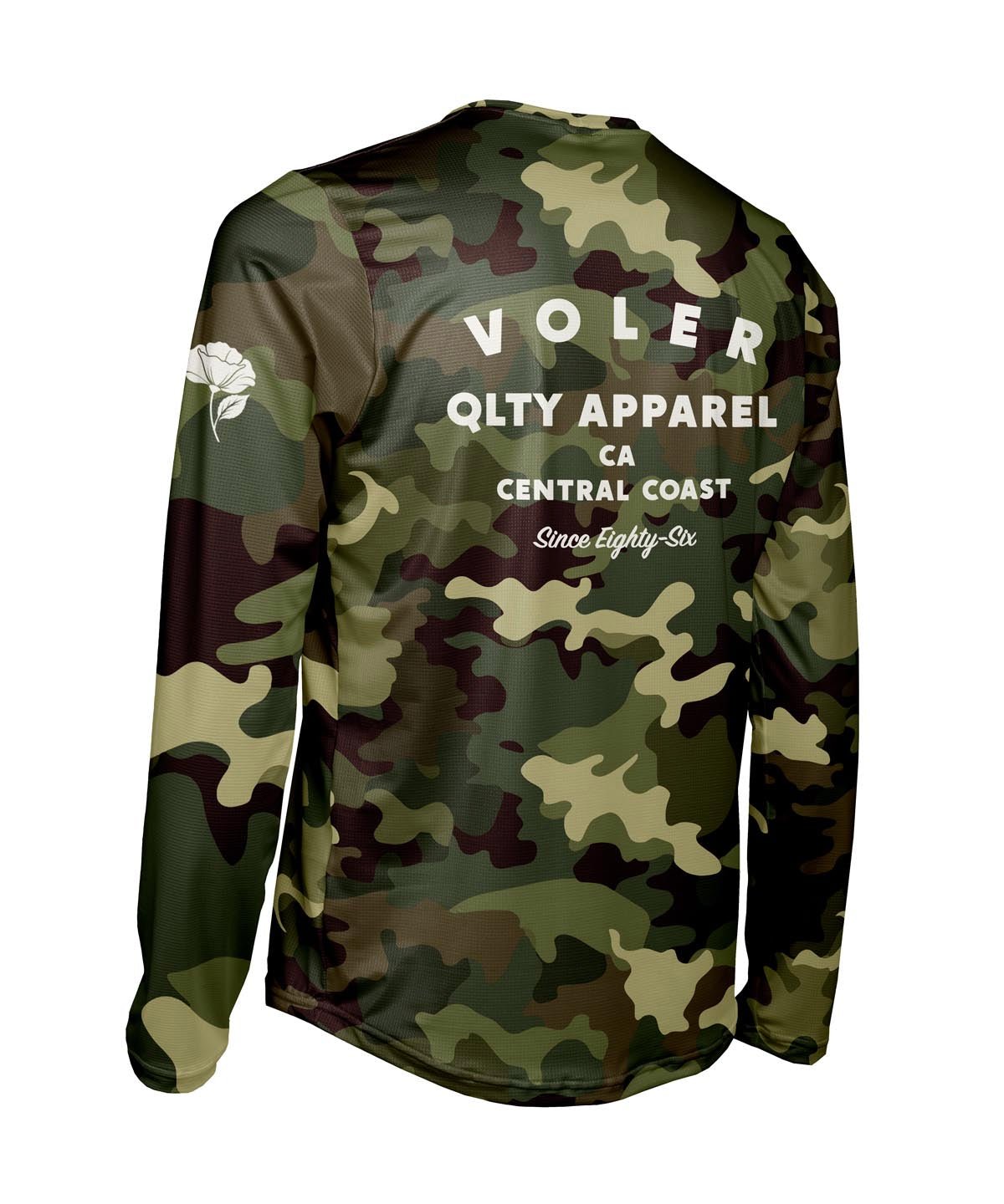 M. ENDURANCE AIR LS TEE - QLTY APPAREL - Voler - ESPRESSO CAMO - 1T1021RPRT