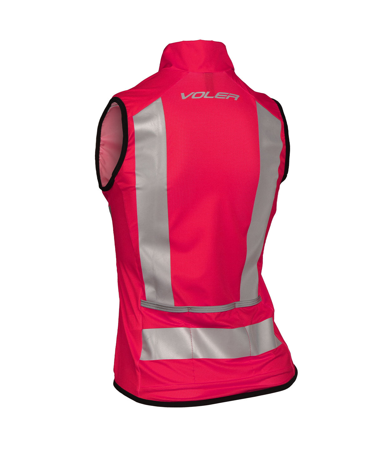 W. REFLECTIVE WIND VEST 26 - HOT MAGENTA