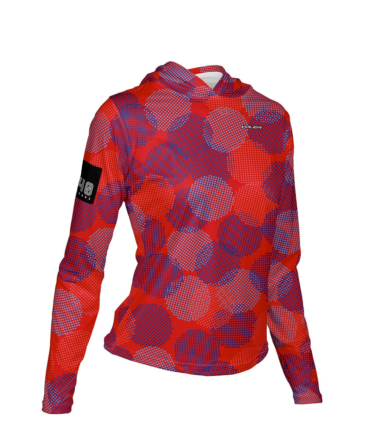 W. ENDURANCE AIR SUN HOODIE - AMERICANA