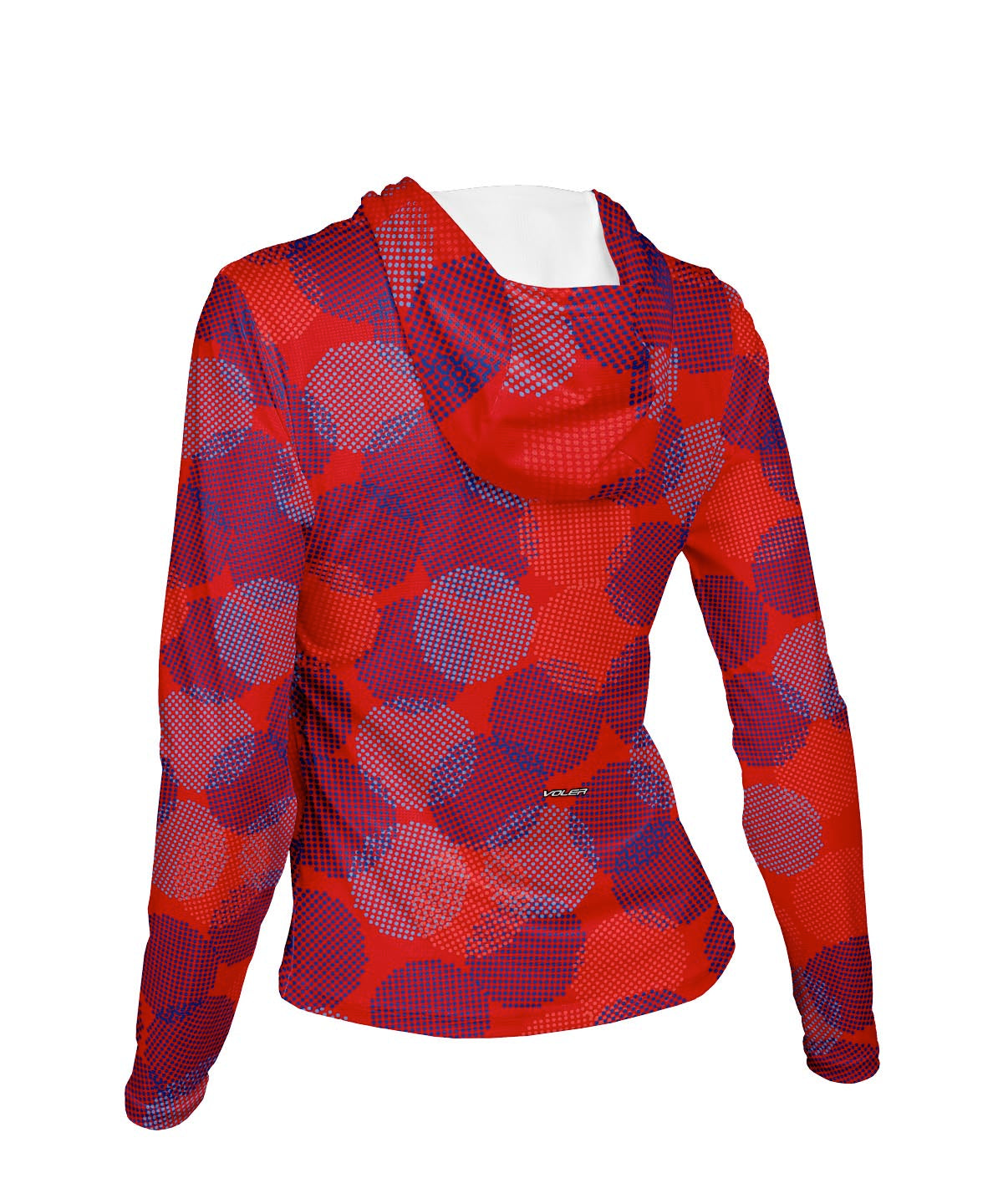 W. ENDURANCE AIR SUN HOODIE - AMERICANA
