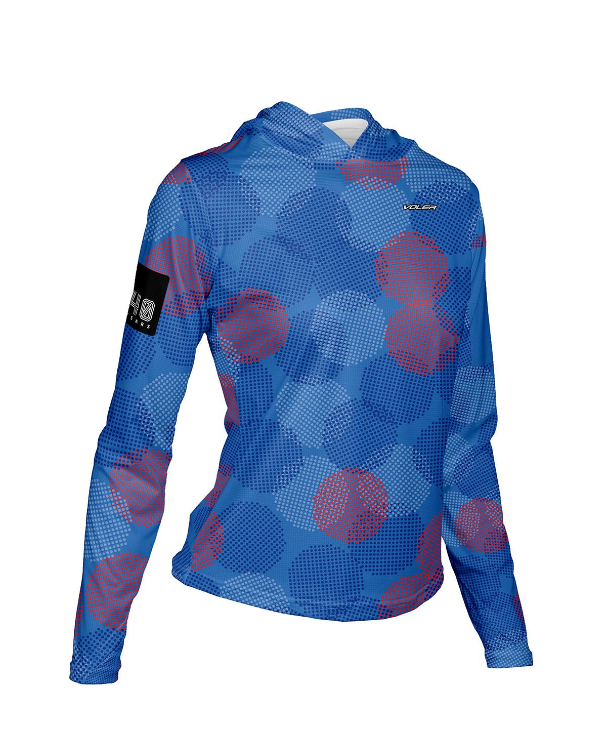 W. ENDURANCE AIR SUN HOODIE - AMERICANA