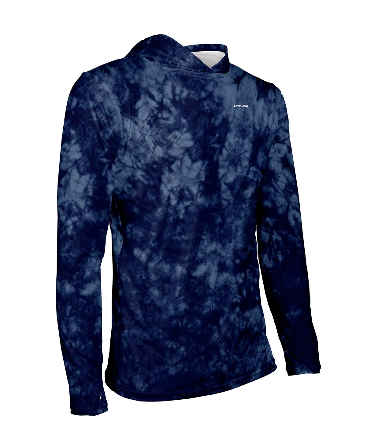 M. ENDURANCE AIR SUN HOODIE - CRYSTAL TIE DYE