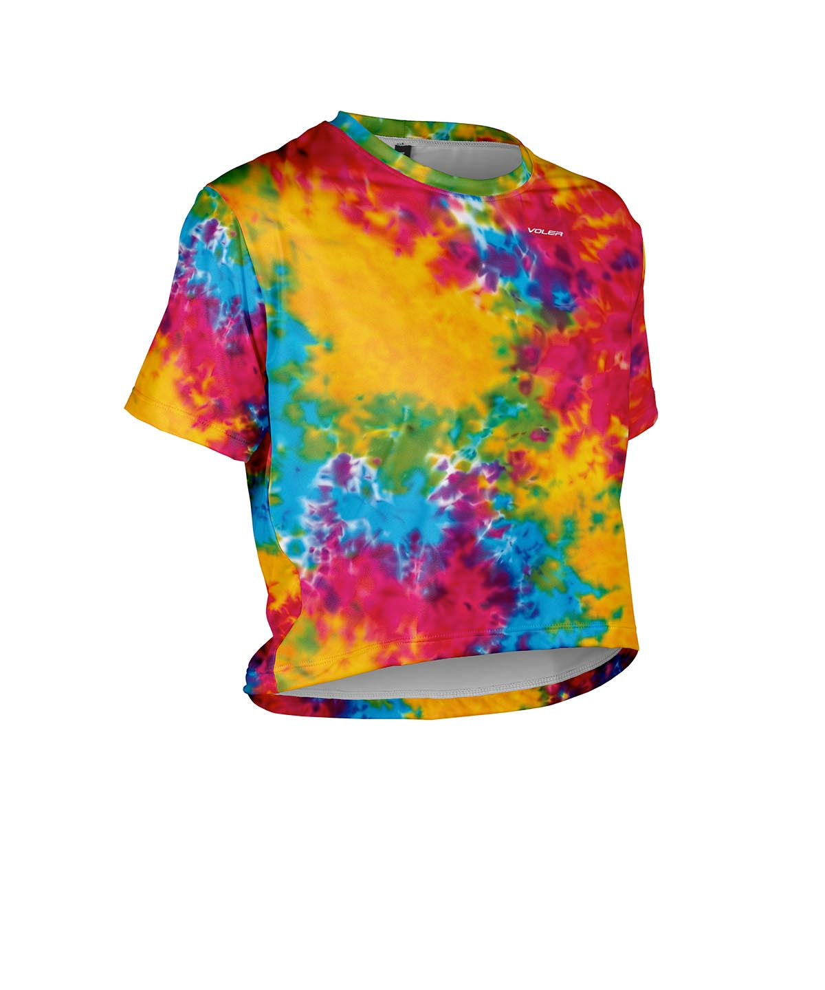W. CROP TEE - CRYSTAL TIE DYE