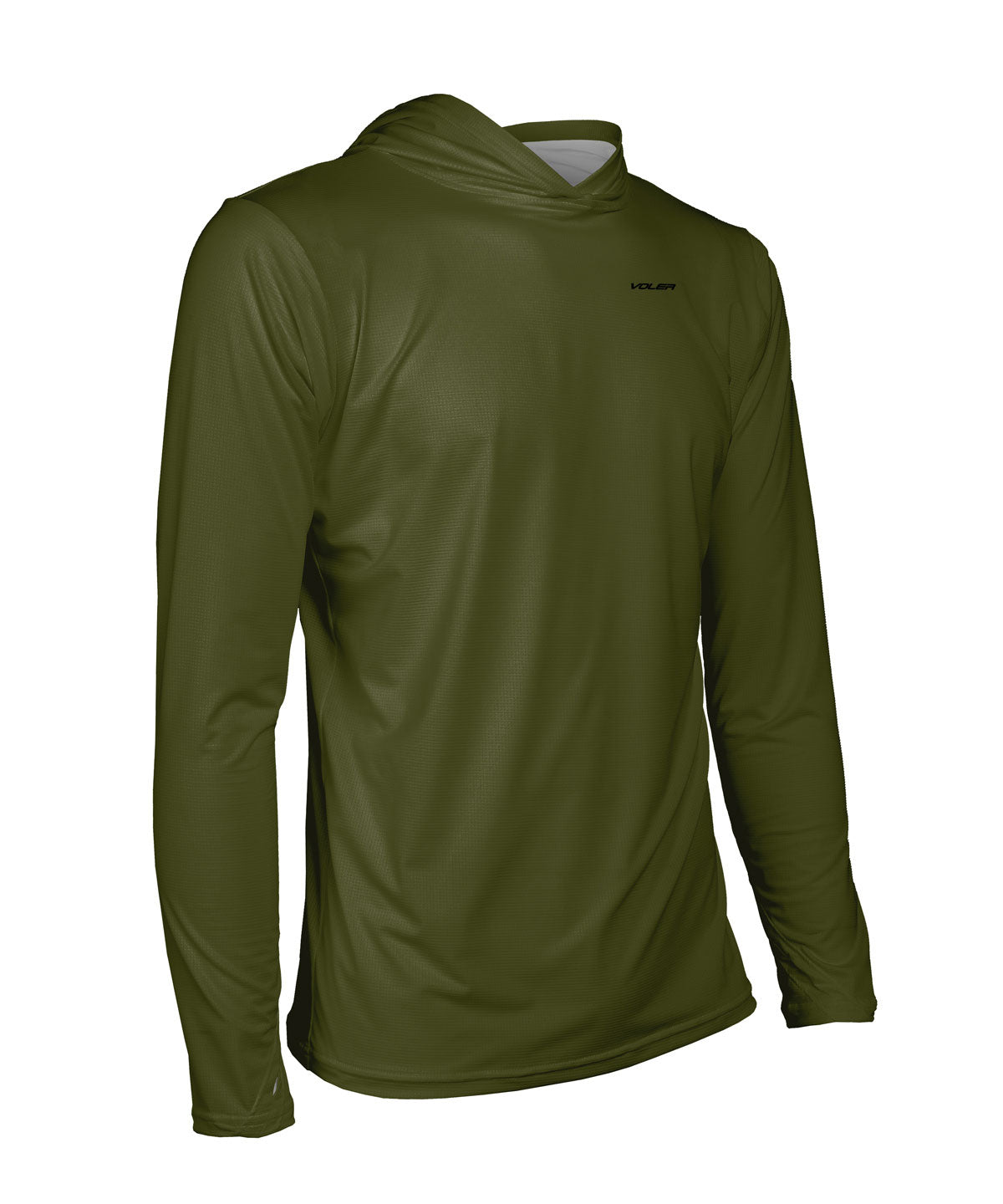 M. ENDURANCE AIR SUN HOODIE - SOLID - Voler - ARMY GREEN - 1T1022DARM