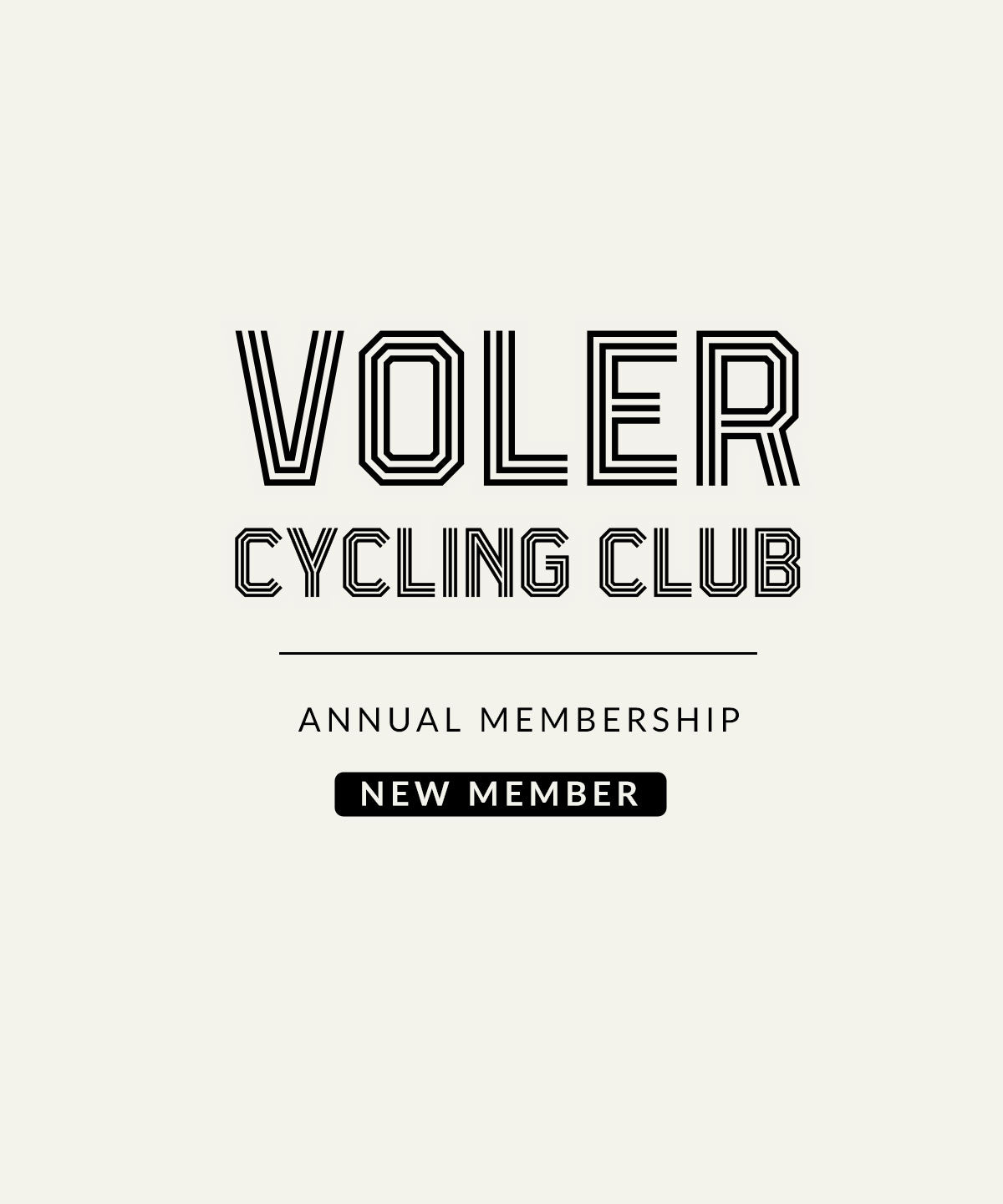 VOLER CYCLING CLUB ANNUAL MEMBERSHIP