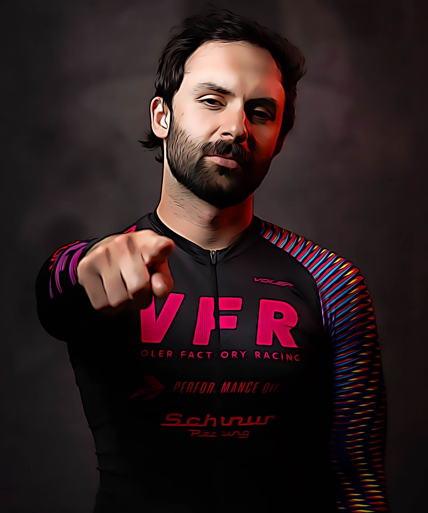 M. VELOCITY AIR LS JERSEY - VOLER FACTORY RACING - Voler - VFR 25 - 1T10216PRT