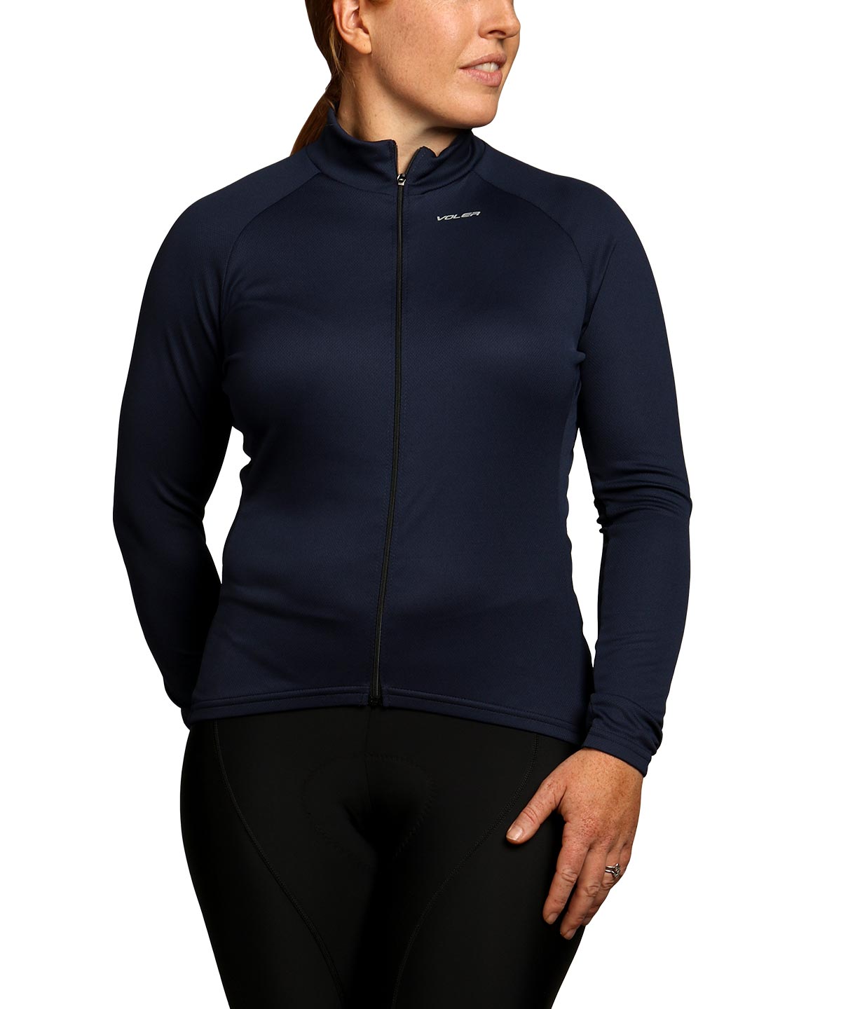 W. JET LIGHTWEIGHT LS JERSEY - Voler - NAVY - 1020L57NVY
