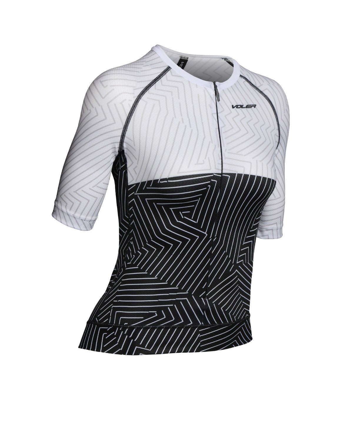 W'S PERFORMANCE TRI SS TOP - FULL SPEED - Voler - BLACK - WHITE - 1020L46PRT