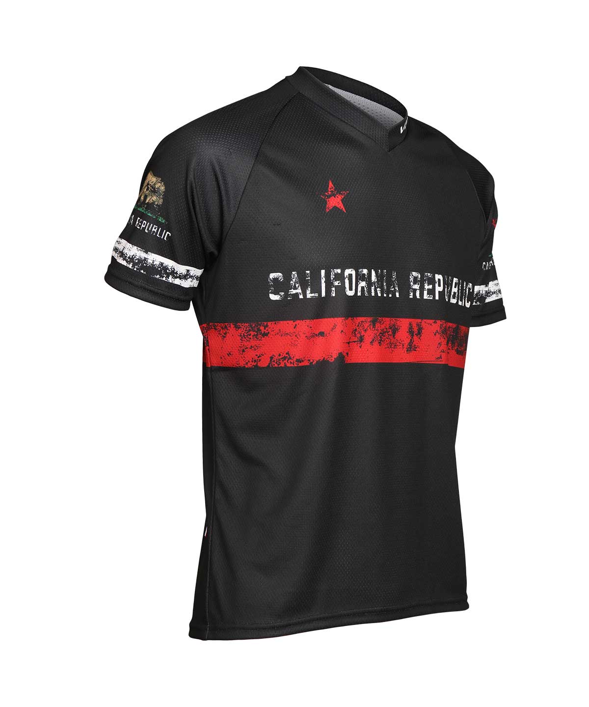 M. TRAIL JERSEY - CALIFORNIA VINTAGE - Voler - BLACK - 1T101KPBLK