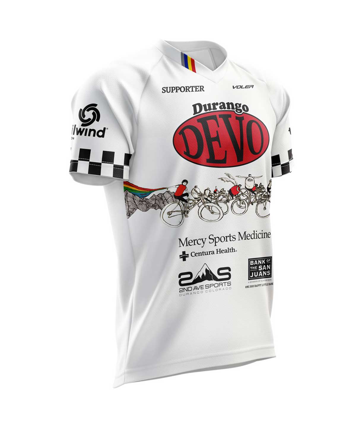 M. TRAIL JERSEY - DURANGO DEVO SUPPORTER - Voler - PRINT - 1T101NLPRT