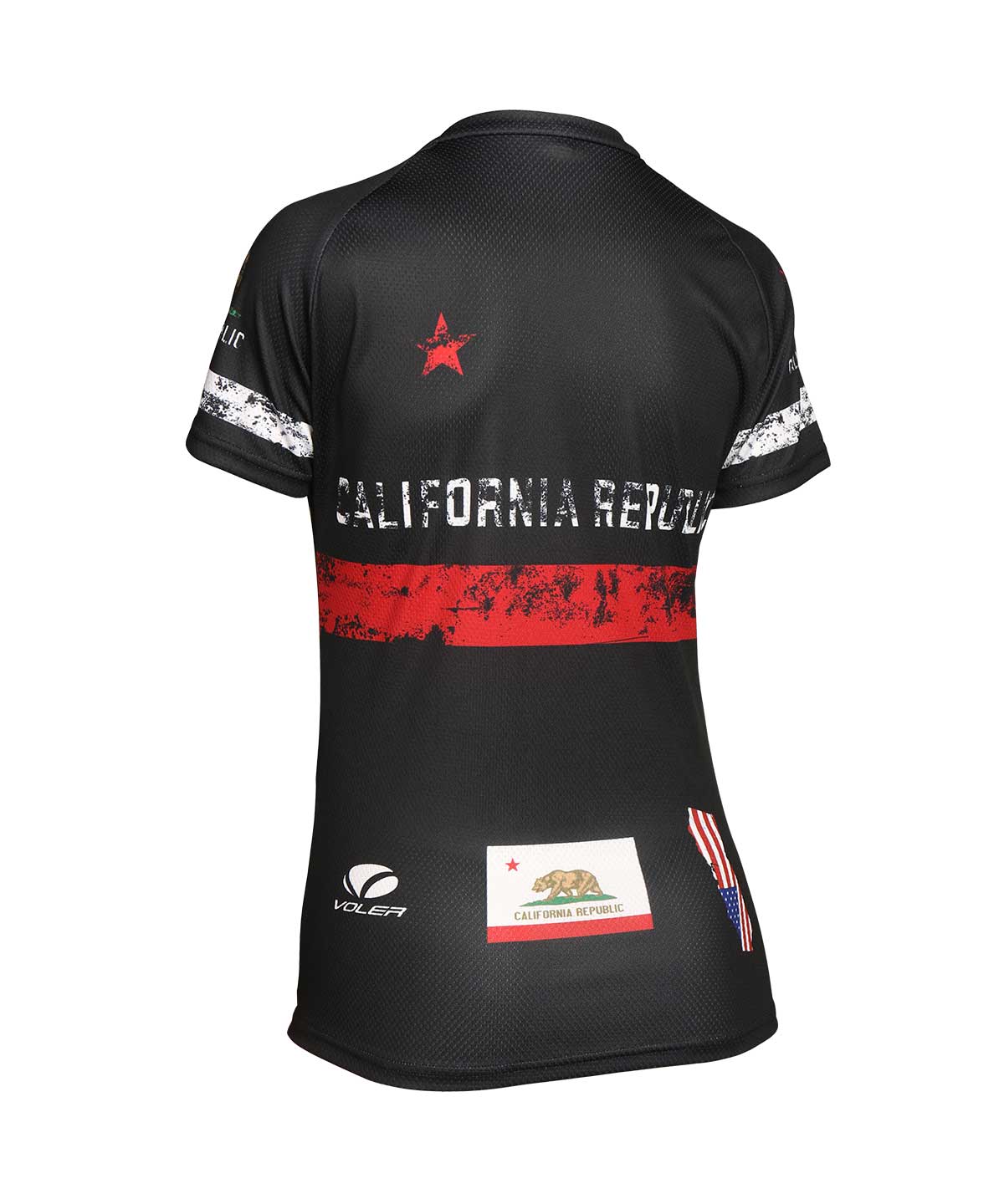 W. TRAIL JERSEY - CALIFORNIA VINTAGE - Voler - BLACK - 1T201KPBLK