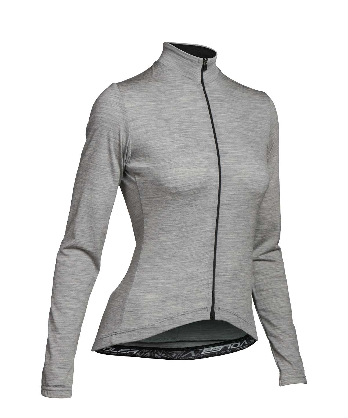 W. MIDWEIGHT MERINO LS JERSEY - Voler - HEATHER GREY - 1020M01GRY