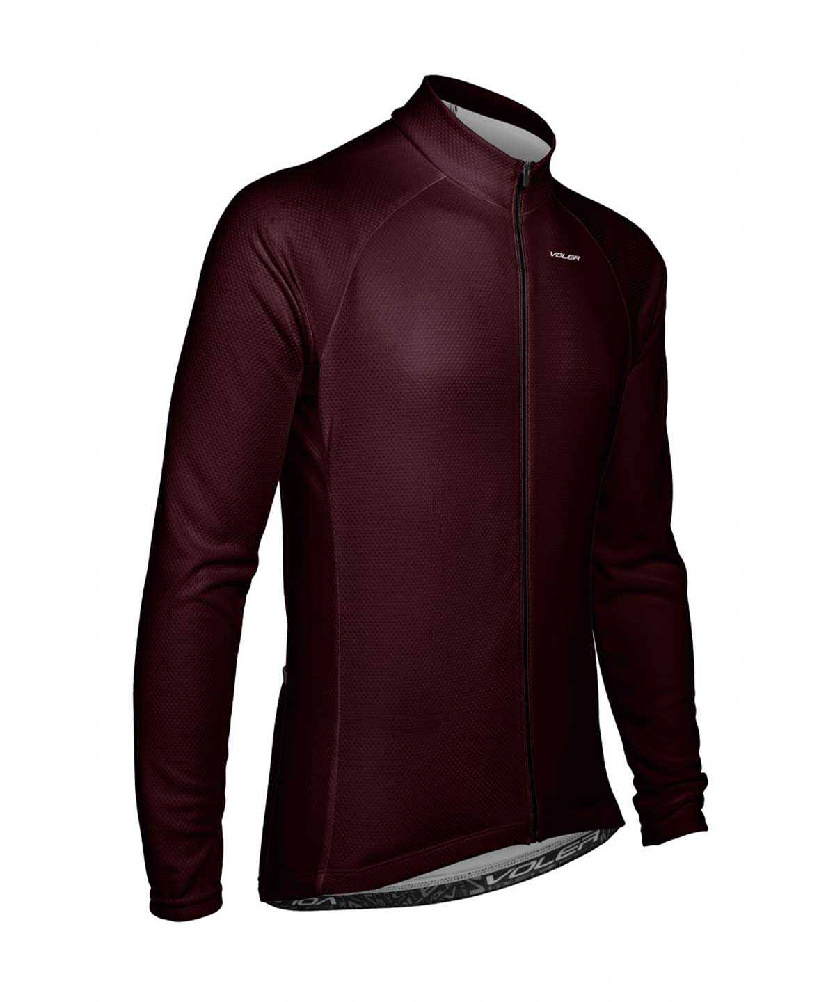M. PELOTON LIGHTWEIGHT LS JERSEY - SOLID - Voler - SANGRIA - 1T101QJSGR