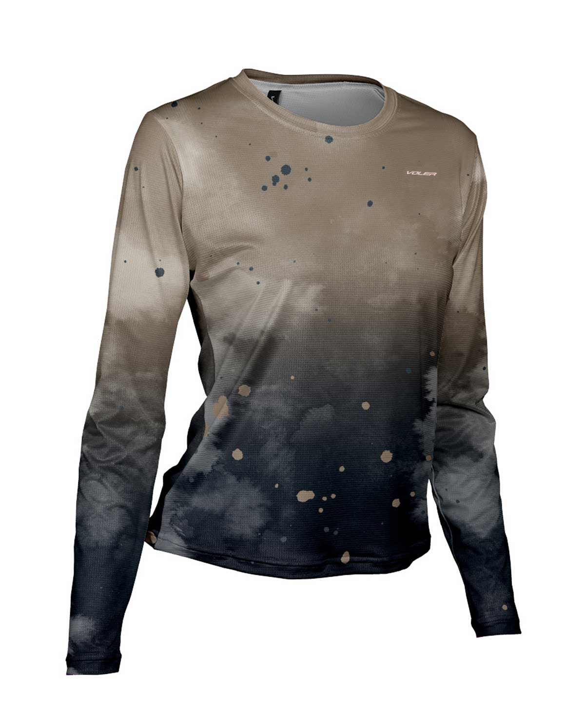 W. ENDURANCE AIR LS TEE - DEBRUHL - Voler - TAUPE - 1T201RRTPE