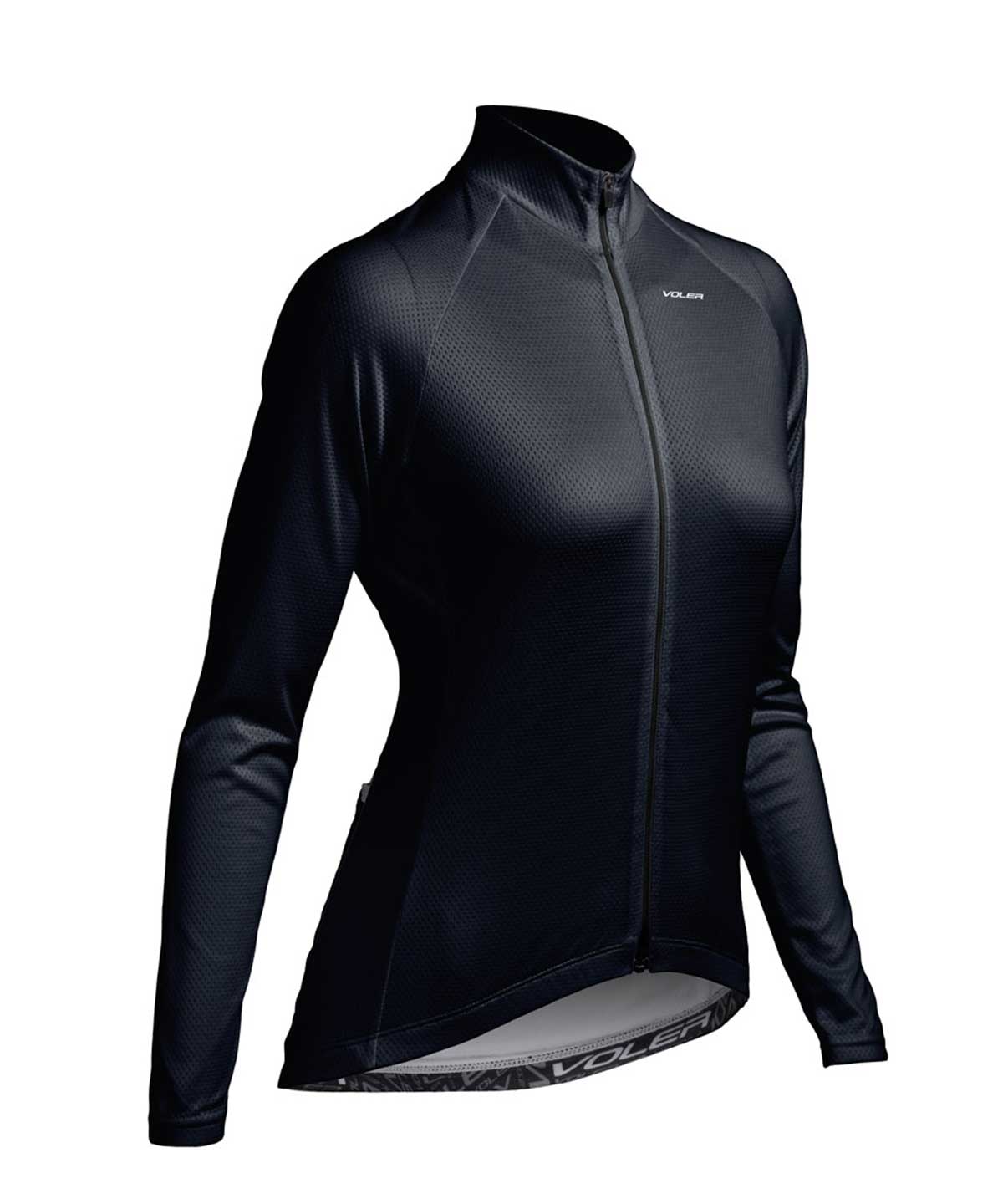 W. PELOTON LIGHTWEIGHT LS JERSEY - SOLID - Voler - INKWELL - 1T201QJINK
