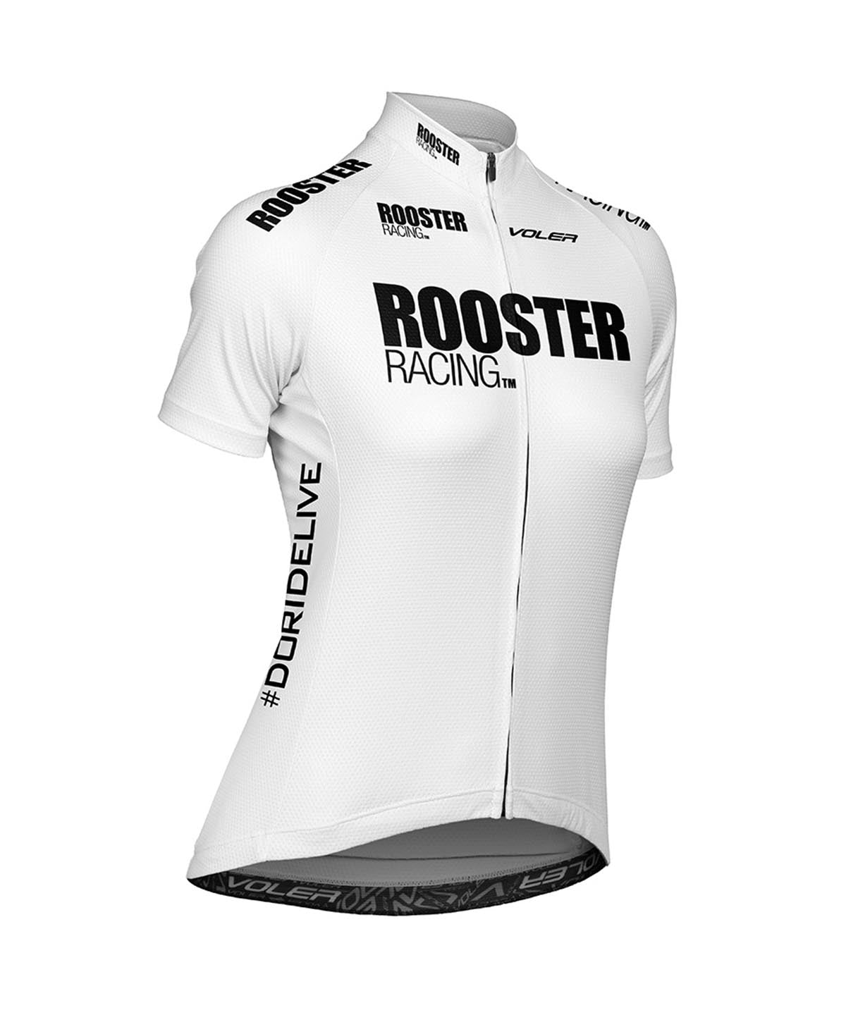 W. PELOTON CLUB JERSEY - ROOSTER RACING - Voler - WHITE - 1T201P7WHT