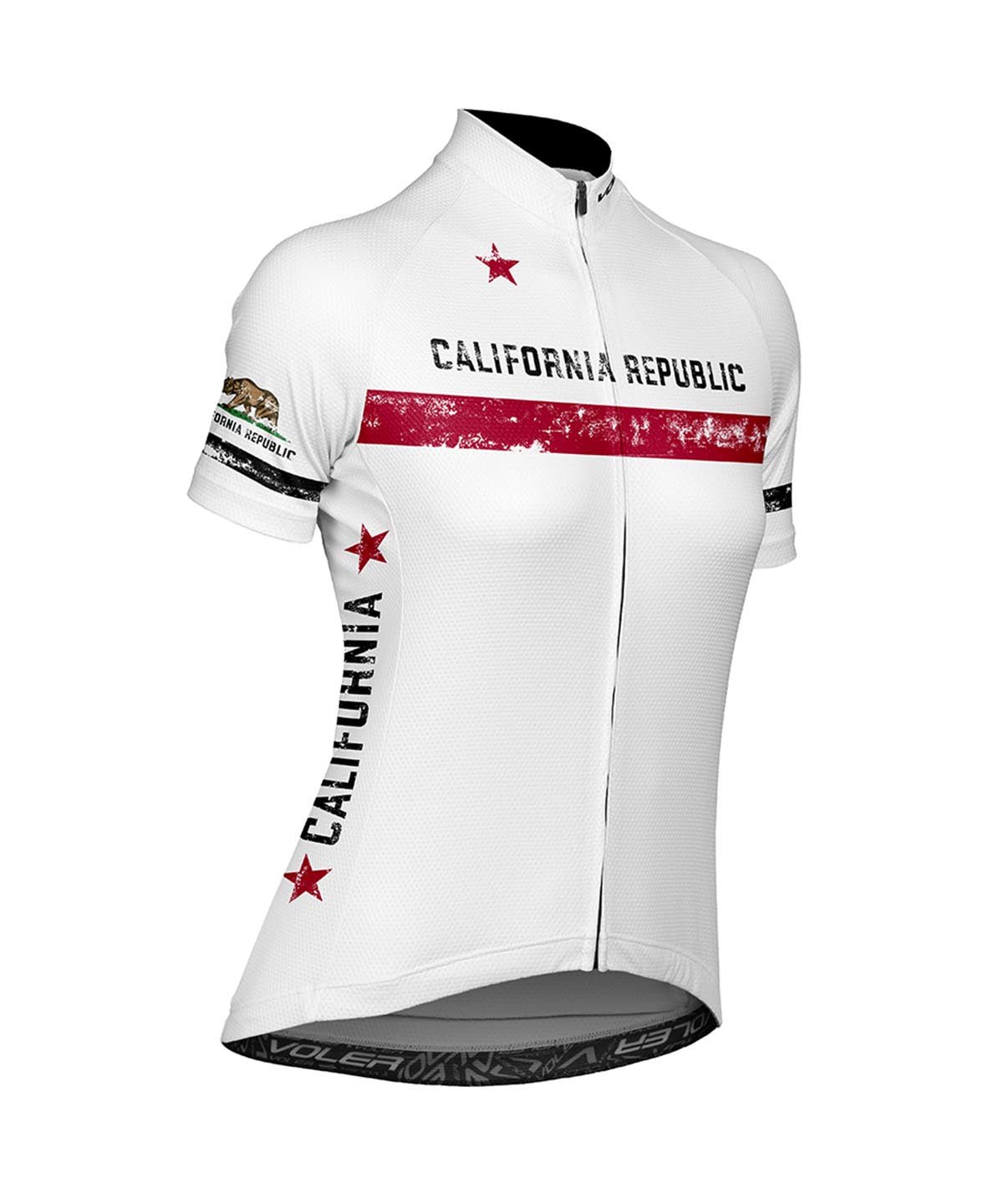 W. PELOTON JERSEY - CALIFORNIA VINTAGE - Voler - WHITE - 1T201PVWHT