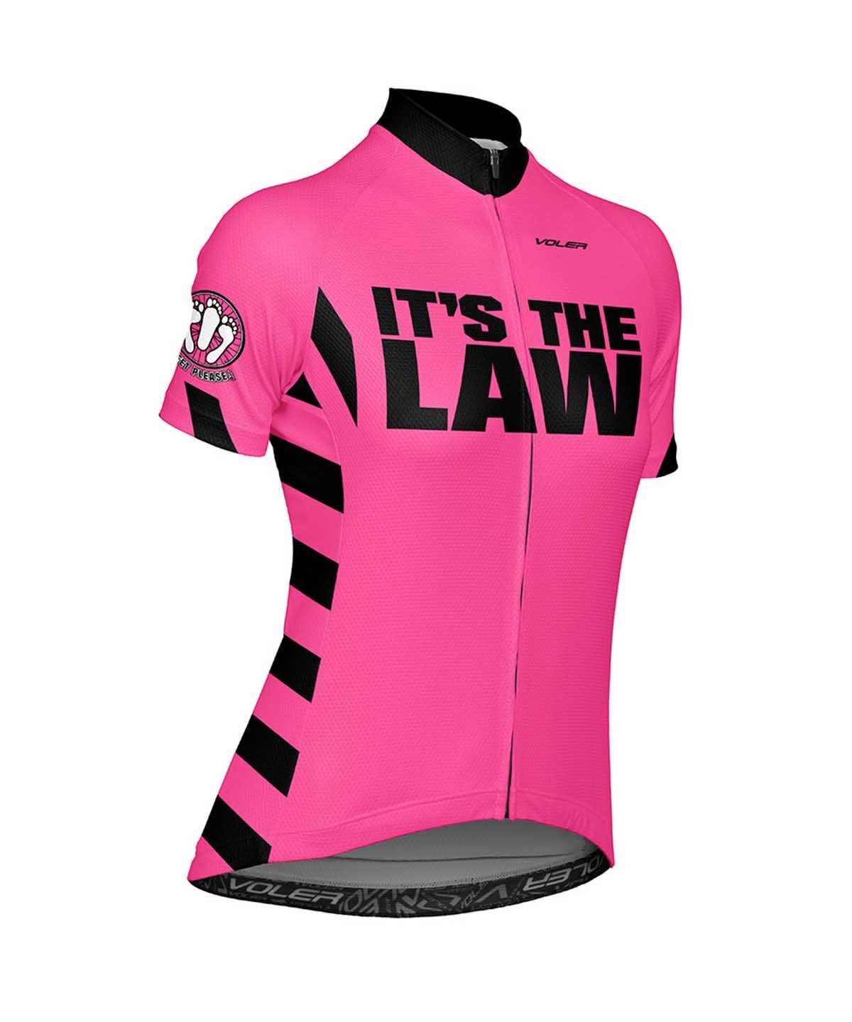 W. PELOTON CLUB JERSEY - 3 FEET PLEASE - Voler - PINK - 1T201P5PNK