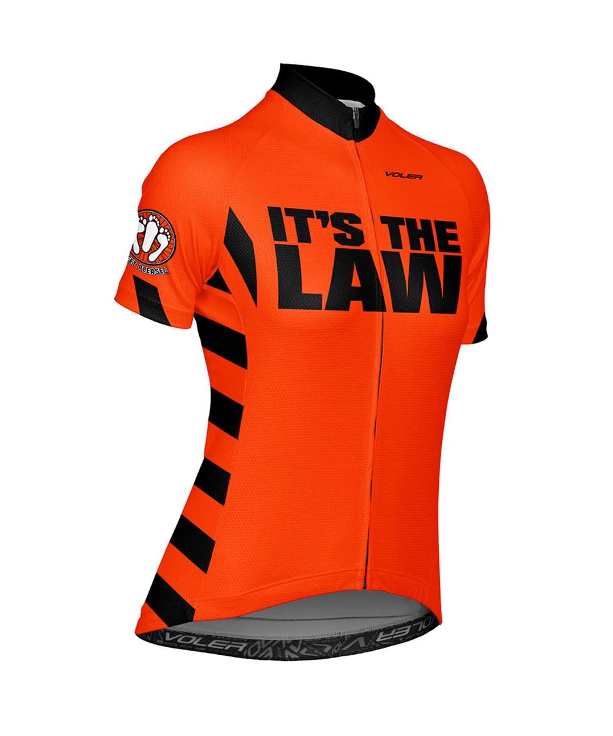 W. PELOTON CLUB JERSEY - 3 FEET PLEASE - Voler - ORANGE - 1T201P5ORG