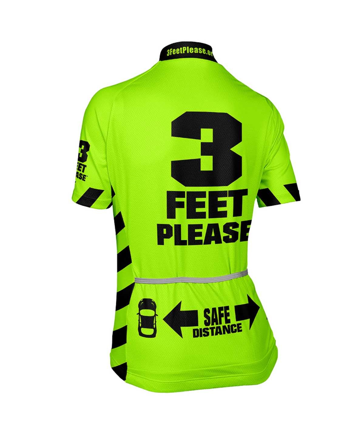 W. PELOTON CLUB JERSEY - 3 FEET PLEASE - Voler - GREEN - 1T201P5GRN