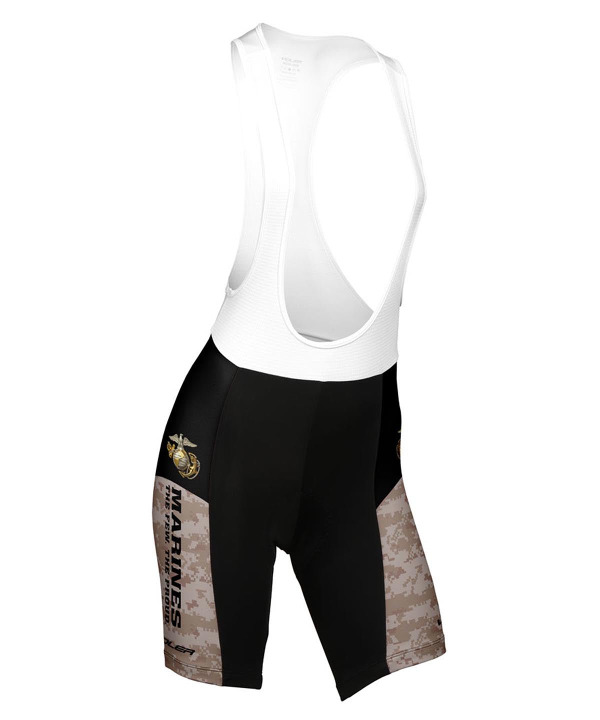 W. PELOTON BIB SHORT - USMC - Voler - PRINT - 1B200EFPRT