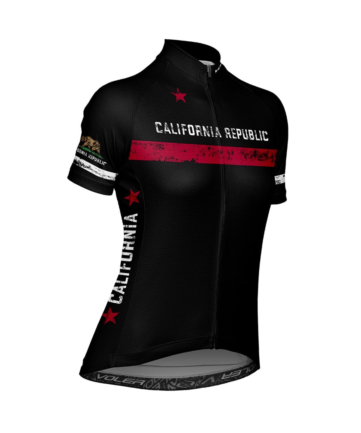 W. PELOTON JERSEY - CALIFORNIA VINTAGE - Voler - BLACK - 1T201PVBLK