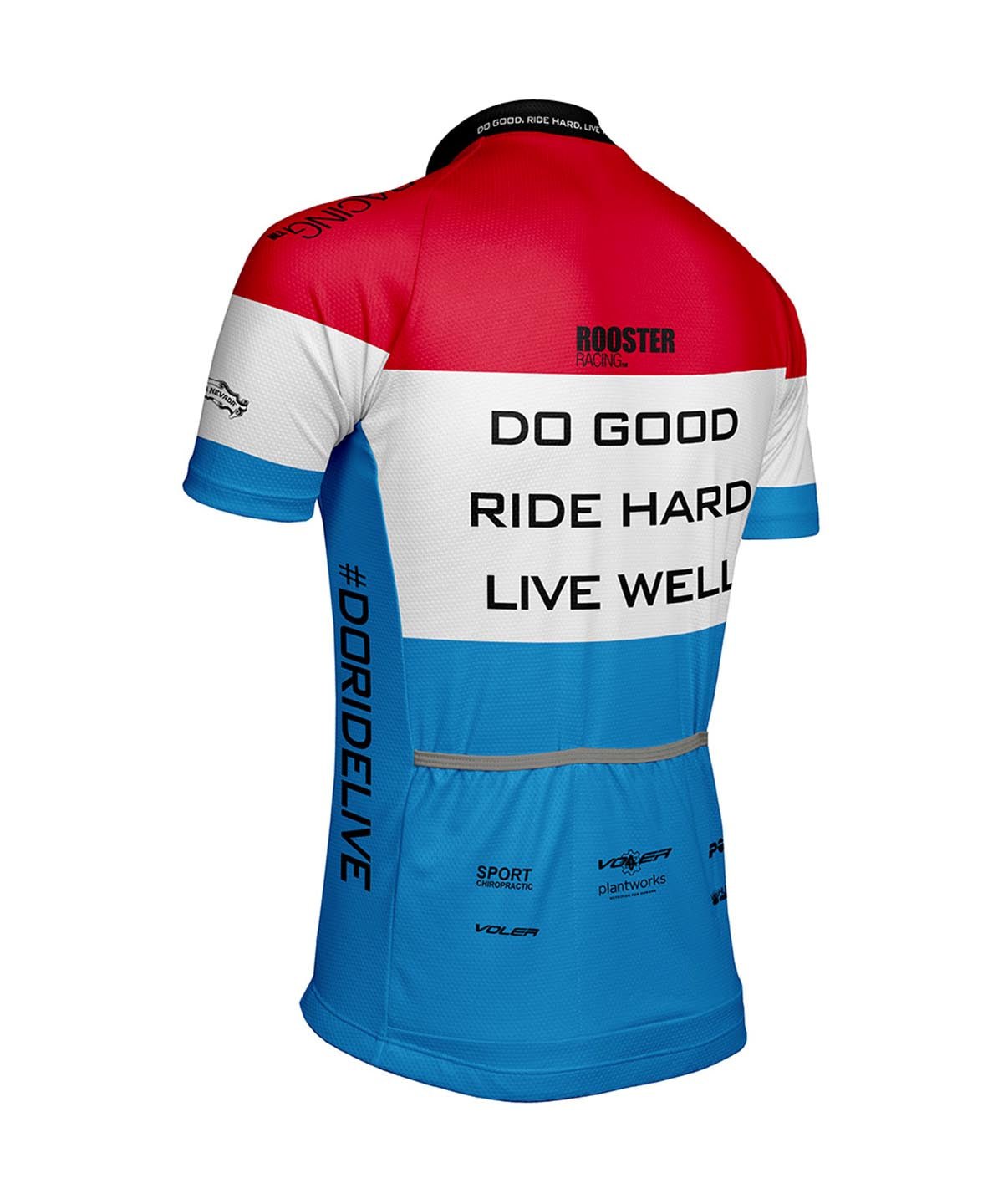 M. PELOTON CLUB JERSEY - ROOSTER RACING RWB - Voler - PRINT - 1T101PAPRT