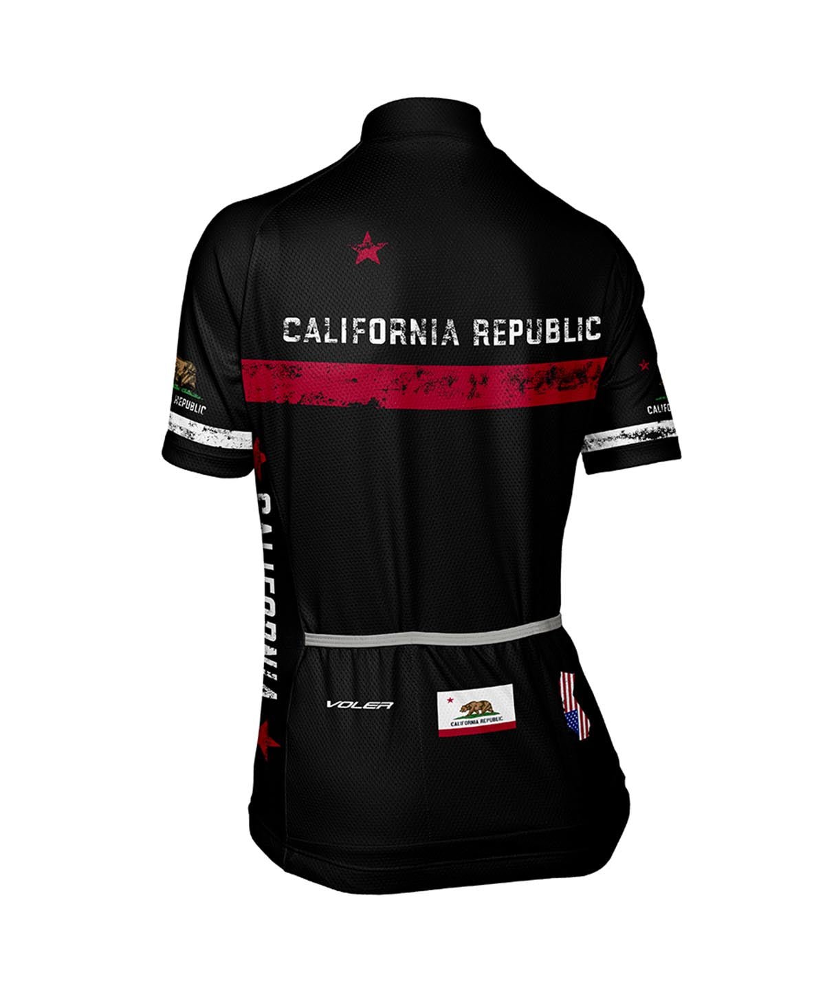 W. PELOTON JERSEY - CALIFORNIA VINTAGE - Voler - BLACK - 1T201PVBLK