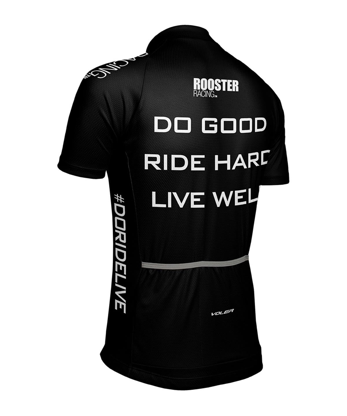 M. PELOTON CLUB JERSEY - ROOSTER RACING - Voler - BLACK - 1T101P7BLK